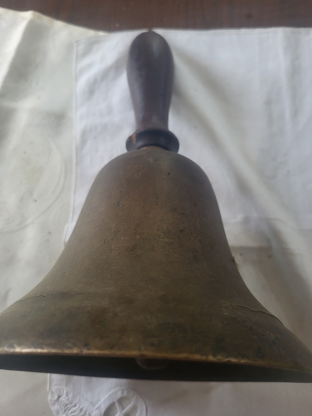 circa 1910's Antique School Bell. This piece is in great condition. It does show